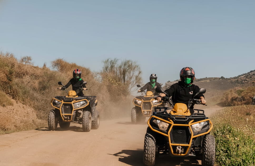 cumpleaños en Málaga con quads