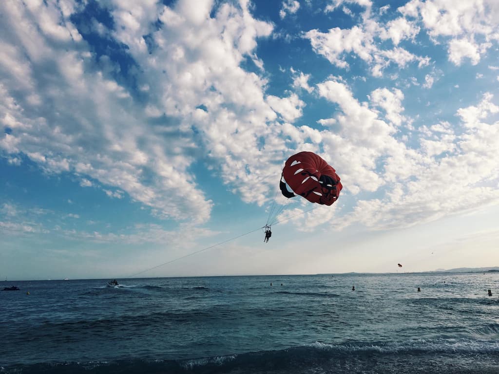 parasailing en Fuengirola